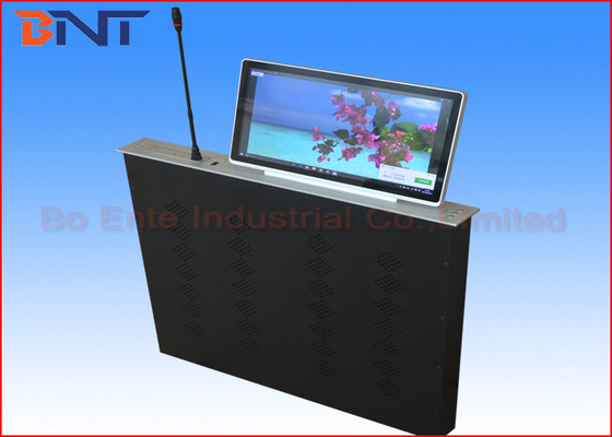 Uiterst dunne Verticale LCD Monitorlift met Gemotoriseerde Afzonderlijke Opheffende Microfoon