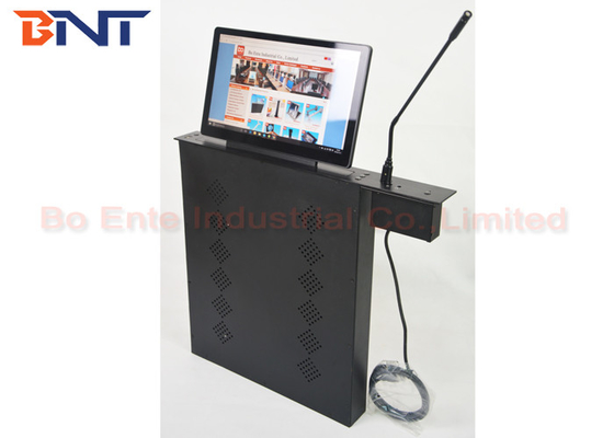 Van het HOOFD/LCD van de aluminiumlegering de Lift Monitorscherm met het Systeem van de Conferentiemicrofoon