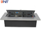 Zwarte Macht Verborgen Desktopcontactdoos met Audio-interface USB/3,5 bd610-7