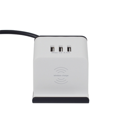 Universaal USB AC Power Grommet Socket Kantoormeubelen ABS tafelplank Socket 3 USB-uitgangspoorten 1,5m Kabel 10A/16A