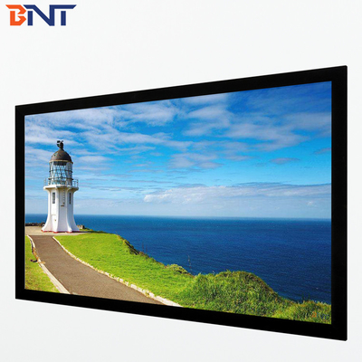 Bnt250 Inch Matte White Stof Fast Fold Projector Screen met Vierkante Aluminium Metal Folding Frame