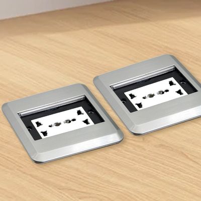 BNT Vloermontage Vloercontactdoos Verborgen Schuifdeksel Vloercontactdoos met Schuifdeksel voor Kantoorruimte