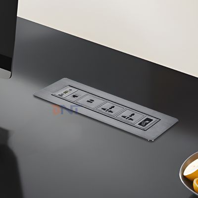 Multimedia draaitafel Schakelaar Socket/flip up Table Power Outlet/conference Table Panel Montage Plug