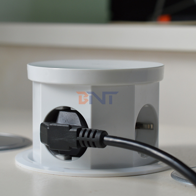 Keuken Verborgen stopcontact Afgesloten Desktop PopUp USB-poort AC 16A 220V Spanning IP44-niveau voor kantoorgebruik