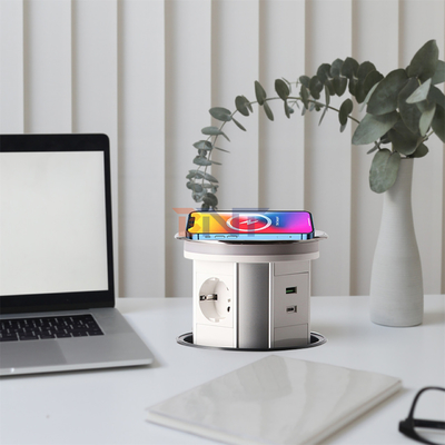 Keuken Verborgen Aanpassen gemotoriseerde pop-up keuken stopcontacten tafeltoren stopcontacten met USB A + C oplaadcontacten