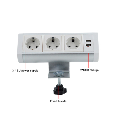Boente klem op bureau afneembare bureaublad bevestiging multi-outlets uk stopcontact met usb/tafel klem bevestiging stopcontact