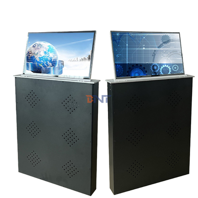 Nieuwe aankomst 15.6 inch gemotoriseerde monitorlift 6mm ultra smal scherm frame lcd lift voor papierloos conferentiesysteem