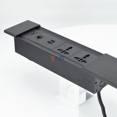 Multifunktioneel schuifdoek stroomopname voor kantoorbureaus met USB-oplaadmodule type