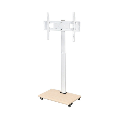 Motoriseerde Flip-up-stijl mobiele tv-vloerstand met hefmechanisme Voorziening voor 46-75" tv-scherm Elektrisch tillen en draaien