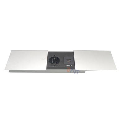 Multifunktioneel schuifdek USB slim schuifdek verborgen kantoor tafel universele stroom tafel stroomstop