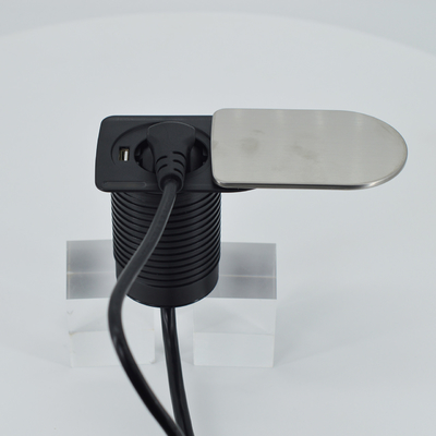 Mini stopcontact verborgen Onder bureau meubilair tafel 1 EU 1 USB A oplader