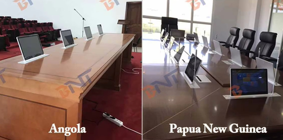 Conferentie Automatisch Desktop Paperless Terminal System Project / FHD-scherm voor efficiënte vergaderingen