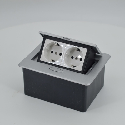 OEM/ODM Modern Office Essential BNT Popup Power Socket met 2 ingebedde wisselstroomuitgangenEU/UK/US/CN16A/10A/6A nominale stroom