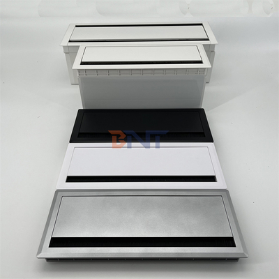 Goedkope plastic stroomkabelbeheer met zacht sluiting bureau bureau draadkabel grommet box