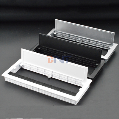 Goedkope plastic stroomkabelbeheer met zacht sluiting bureau bureau draadkabel grommet box