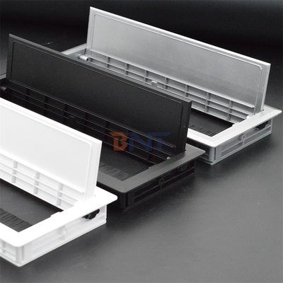Goedkope plastic stroomkabelbeheer met zacht sluiting bureau bureau draadkabel grommet box