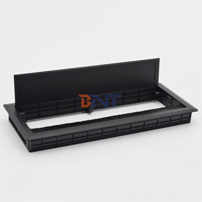 Goedkope plastic stroomkabelbeheer met zacht sluiting bureau bureau draadkabel grommet box