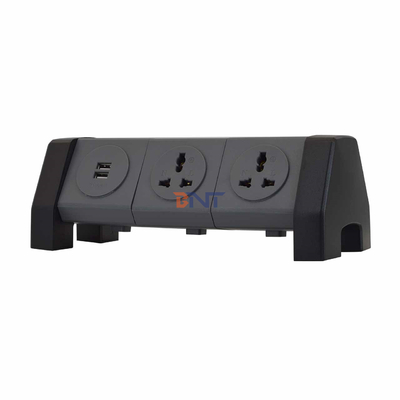 OEM/ODM Universal Power Extension Cord Tower Socket met 2 USB-oplaadpoorten