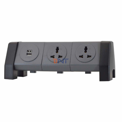 OEM/ODM Universal Power Extension Cord Tower Socket met 2 USB-oplaadpoorten