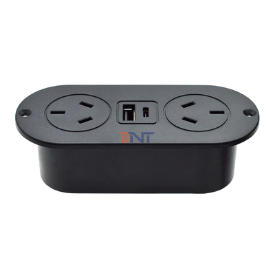 5v 2.1a ingebouwd bureau ABS bank stopcontact AU standaard stopcontact & USB A+C oplaadcontact voor hotel/bar/me