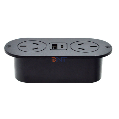 5v 2.1a ingebouwd bureau ABS bank stopcontact AU standaard stopcontact & USB A+C oplaadcontact voor hotel/bar/me