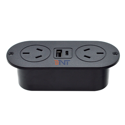 5v 2.1a ingebouwd bureau ABS bank stopcontact AU standaard stopcontact & USB A+C oplaadcontact voor hotel/bar/me