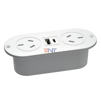 5v 2.1a ingebouwd bureau ABS bank stopcontact AU standaard stopcontact & USB A+C oplaadcontact voor hotel/bar/me