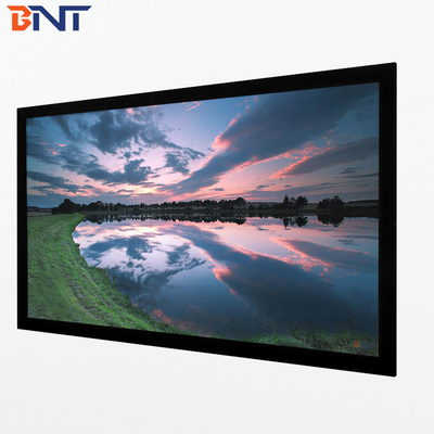 Bnt250 Inch Matte White Stof Fast Fold Projector Screen met Vierkante Aluminium Metal Folding Frame
