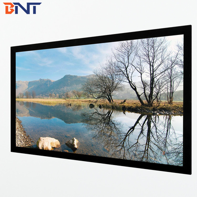 Bnt250 Inch Matte White Stof Fast Fold Projector Screen met Vierkante Aluminium Metal Folding Frame