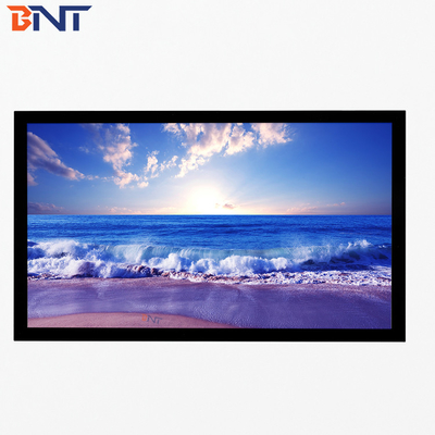 Bnt200 Inch Matte Wit Stof Fast Fold Projector Screen met Vierkante Aluminium Metal Folding Frame