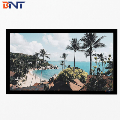 Bnt200 Inch Matte Wit Stof Fast Fold Projector Screen met Vierkante Aluminium Metal Folding Frame