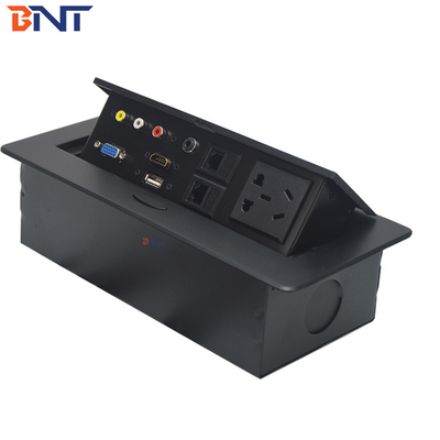 Office Desk Montage Power Sockets, Zink Alloy Universal Power Plug