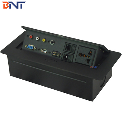 Office Desk Montage Power Sockets, Zink Alloy Universal Power Plug