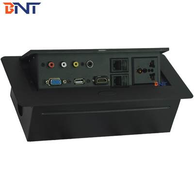 Office Desk Montage Power Sockets, Zink Alloy Universal Power Plug