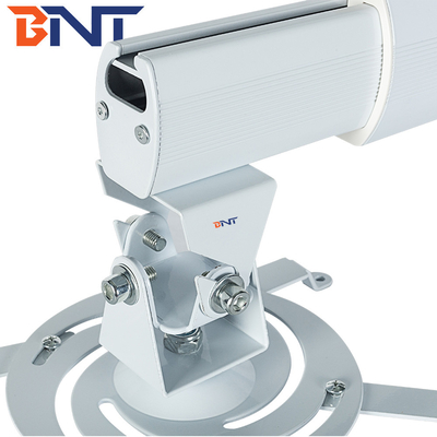 White Office Wall Mount Short Throw Projector Bracket kan de hoek vrij aanpassen