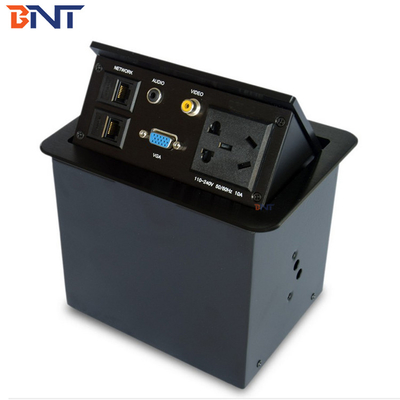 Conferentieruimte AV Desktop Power Pop Up Sockets met Audio / Video / VGA