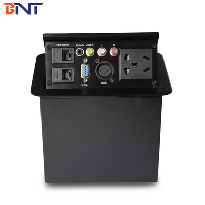 Multi Function Desktop Power Sockets, Conferentie Zwarte VS Steek.