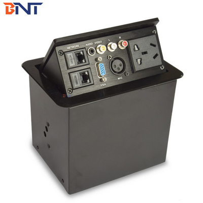 Multi Function Desktop Power Sockets, Conferentie Zwarte VS Steek.