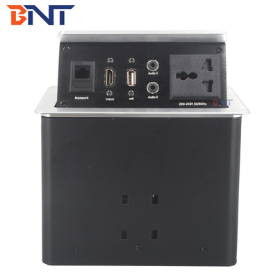 Conferentie Desktop Power Sockets, Pneumatische tafel Pop Up Socket Box