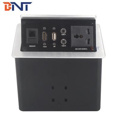 Conferentie Desktop Power Sockets, Pneumatische tafel Pop Up Socket Box