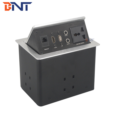 Conferentie Desktop Power Sockets, Pneumatische tafel Pop Up Socket Box