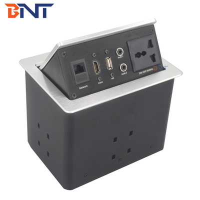 Conferentie Desktop Power Sockets, Pneumatische tafel Pop Up Socket Box