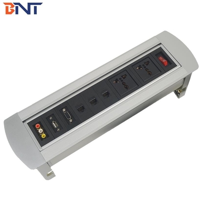 Conferentie Verborgen draaiende multi-power stopcontact Flip Up 10 - 13 Amp