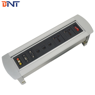 Conferentie Verborgen draaiende multi-power stopcontact Flip Up 10 - 13 Amp