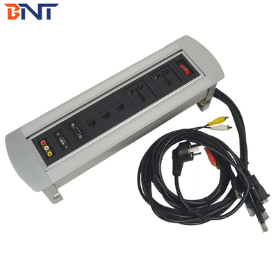 Conferentie Verborgen draaiende multi-power stopcontact Flip Up 10 - 13 Amp