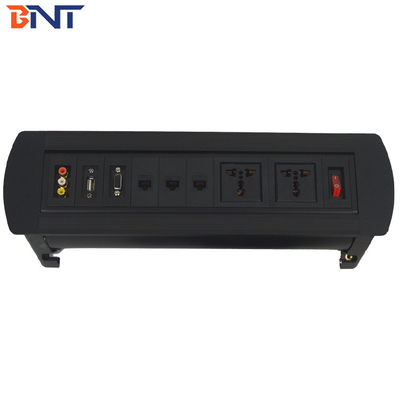 Conferentie Verborgen draaiende multi-power stopcontact Flip Up 10 - 13 Amp