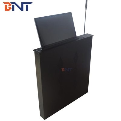 Slim conferentie tafel LCD / LED monitor gemotoriseerde lift met microfoon