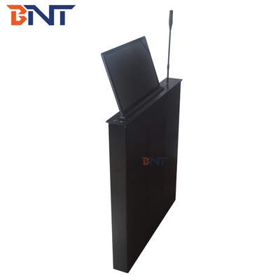 Slim conferentie tafel LCD / LED monitor gemotoriseerde lift met microfoon