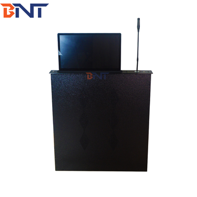 Slim conferentie tafel LCD / LED monitor gemotoriseerde lift met microfoon