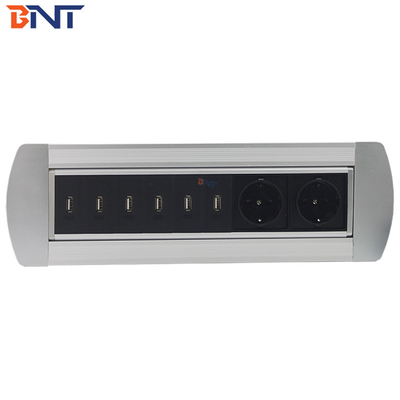 USB-gegevensinterface verborgen automatische flip-up stopcontact met 180 graden omkeringskant MK10200EU